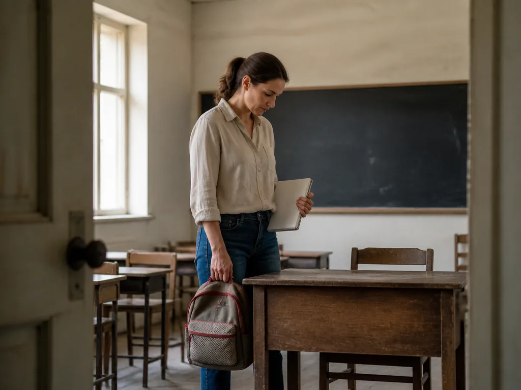 Une mère et un enseignant échangent sur l'éducation sexuelle en primaire